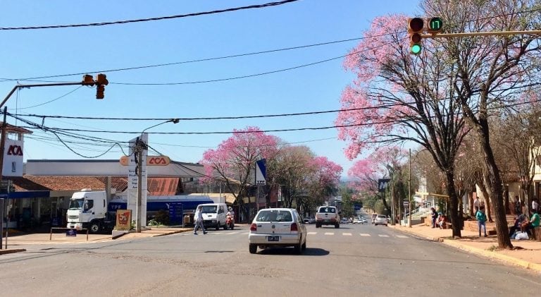 Automóvil Club Argentino sobre la avenida San Martín hoy.