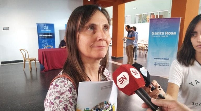 Stella Maris Fernández, una de las beneficiarias (Vía Santa Rosa)