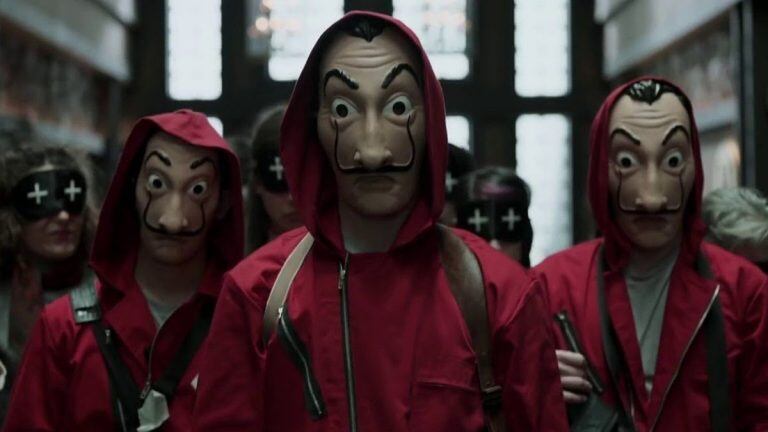 Máscaras de "La Casa de Papel"