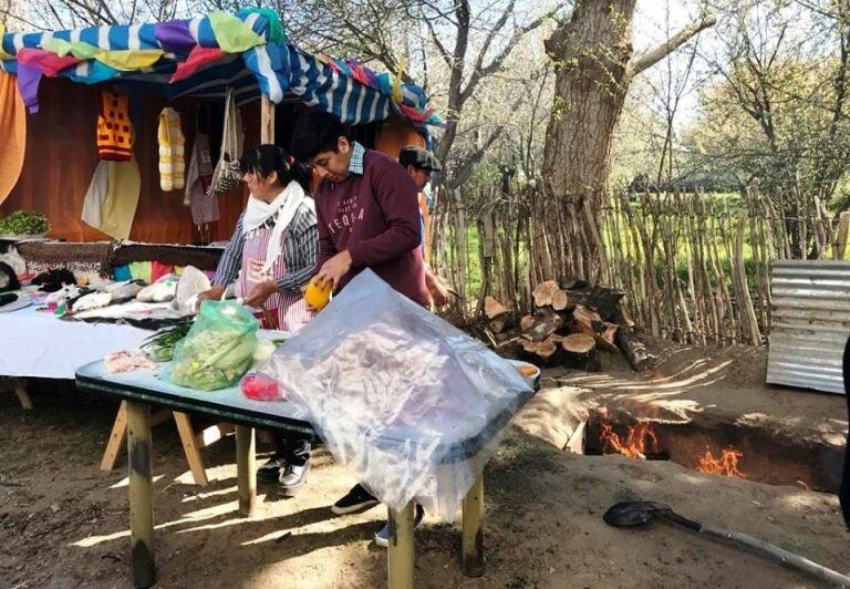 Gastronomía en Gualjaina.