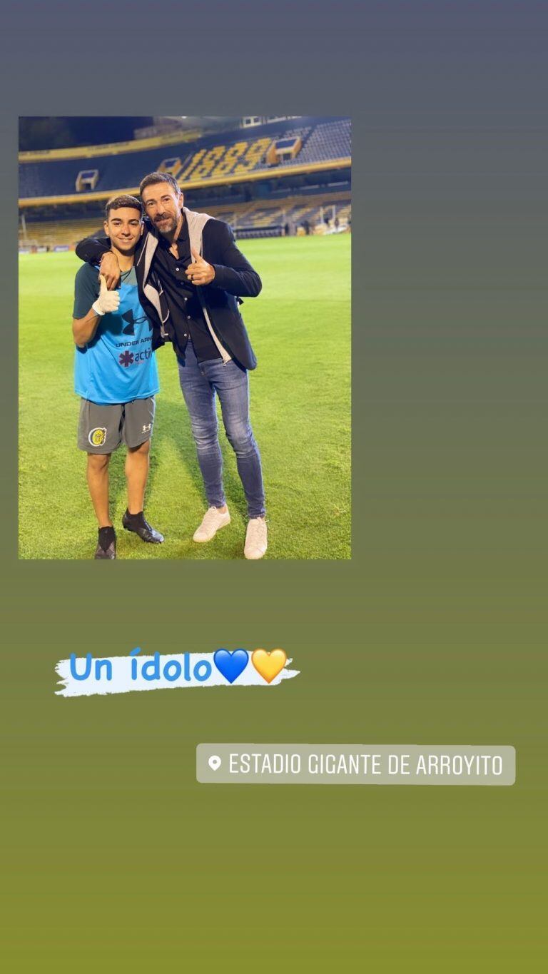 El "Kily" González se sacó una foto junto a "Tomi" Lavezzi. (@tomilavezzi_)