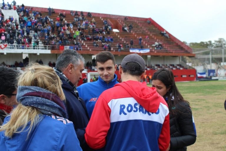 El club Rosario homenajeó a Marcelo Plaza