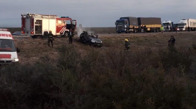 Imágenes del accidente