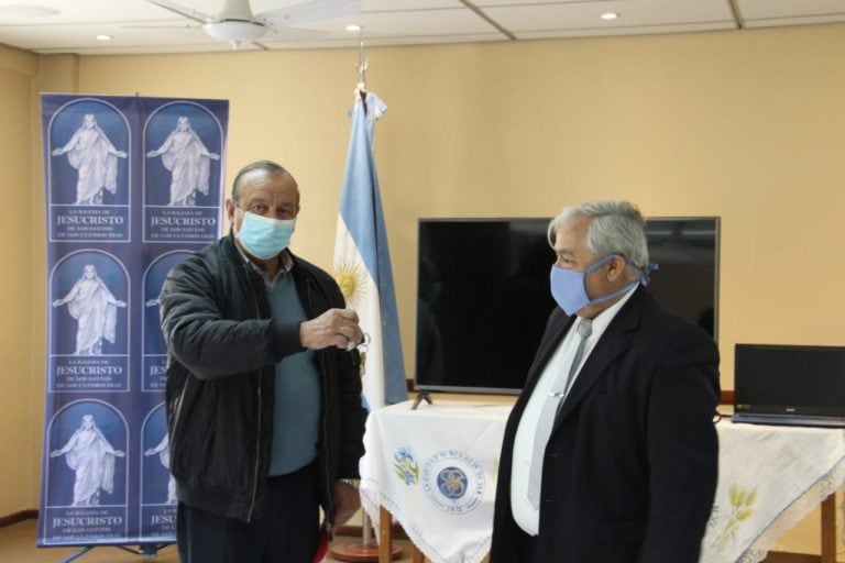 Se firmó un convenio entre la municipalidad y la iglesia mormona para utilizar las instalaciones como hospital de campaña