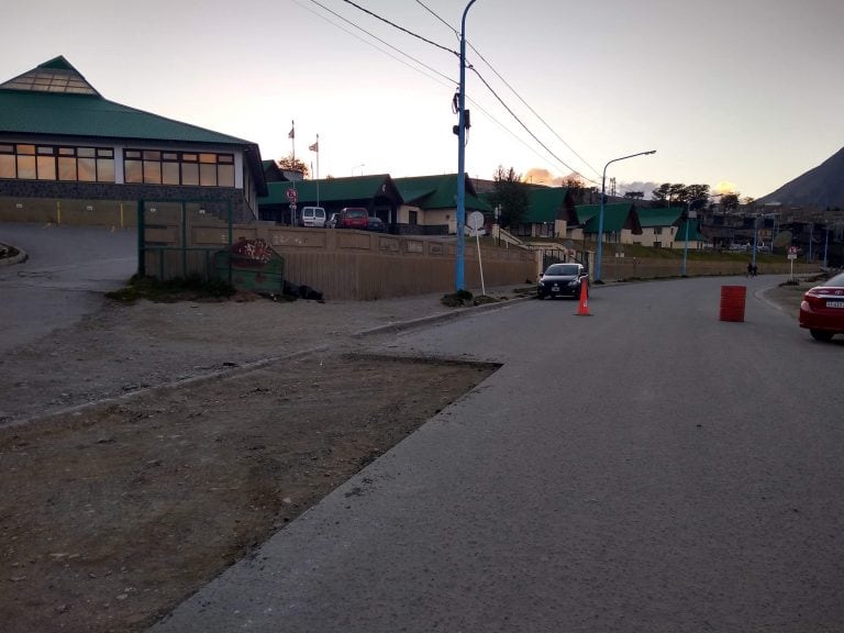 Corte de calles en Ushuaia.