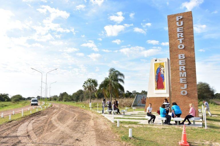 Peppo inauguró la nueva obra de la localidad en la mañana de hoy. (Prensa Gobierno)