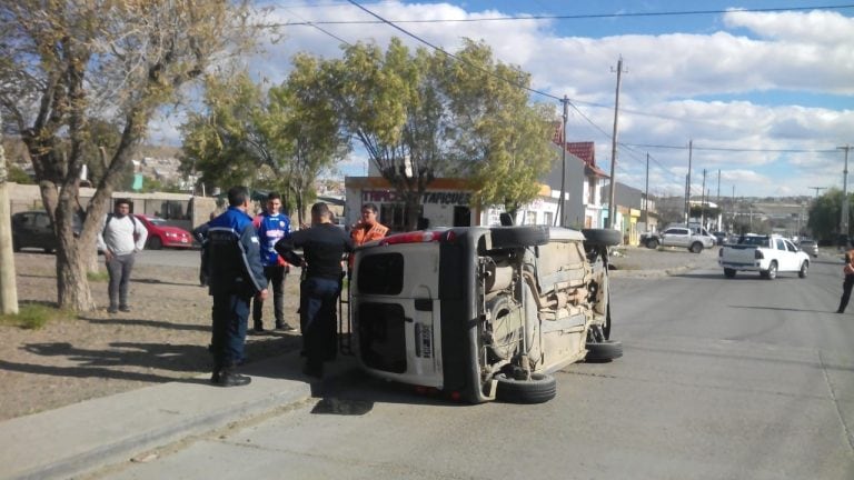 accidente de tránsito esta tarde en Caleta Olivia