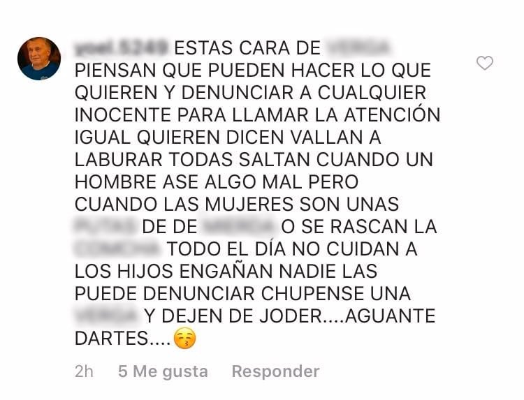 (Comentarios en Instagram)