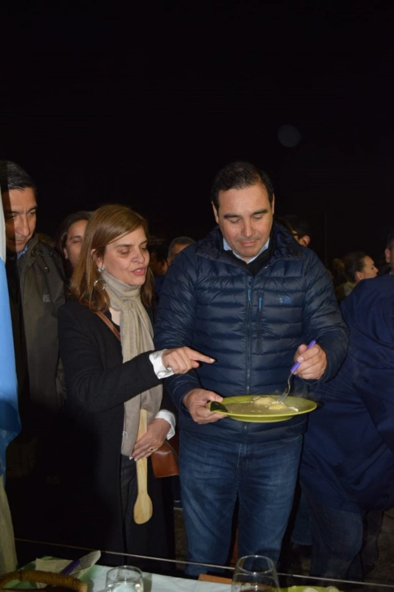 Gustavo Valdés en la fiesta del Mbaipy