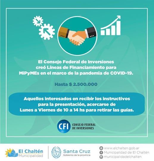 El Chalten financiamiento pymes