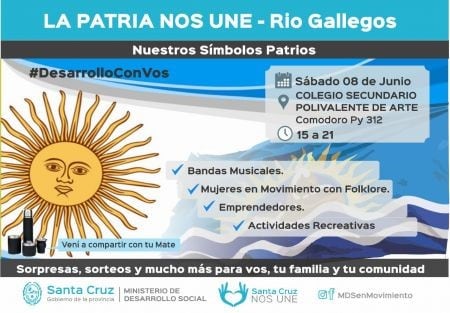 rio gallegos la patria nos une