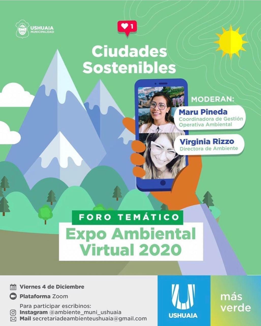 La secretaría de medio ambiente de la Municipalidad de Ushuaia llevará adelante la Expo Ambiental 2020 de manera virtual.