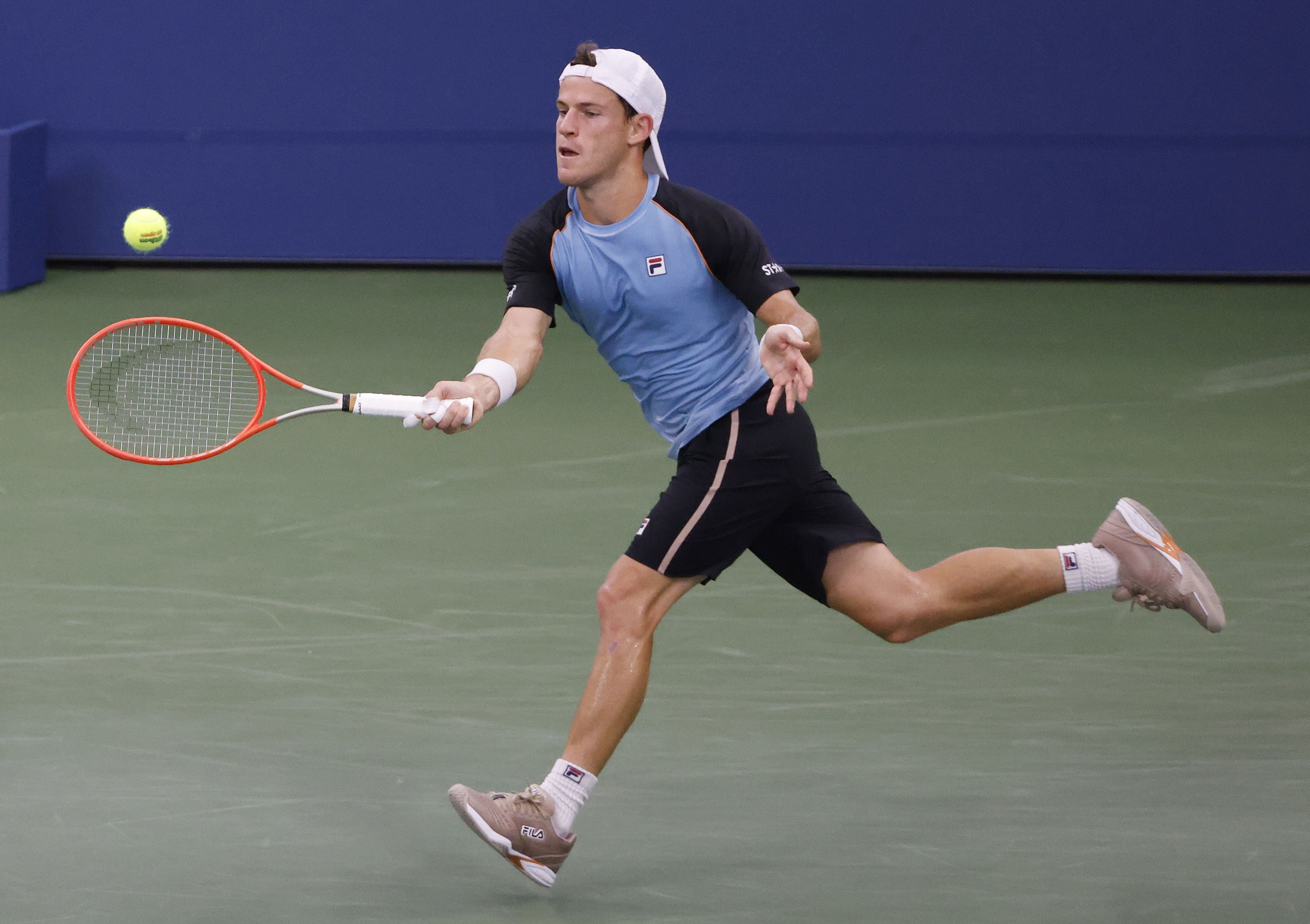 US Open: Diego Schwartzman perdió con el neerlandés Botic Van de Zandschulp en octavos de final