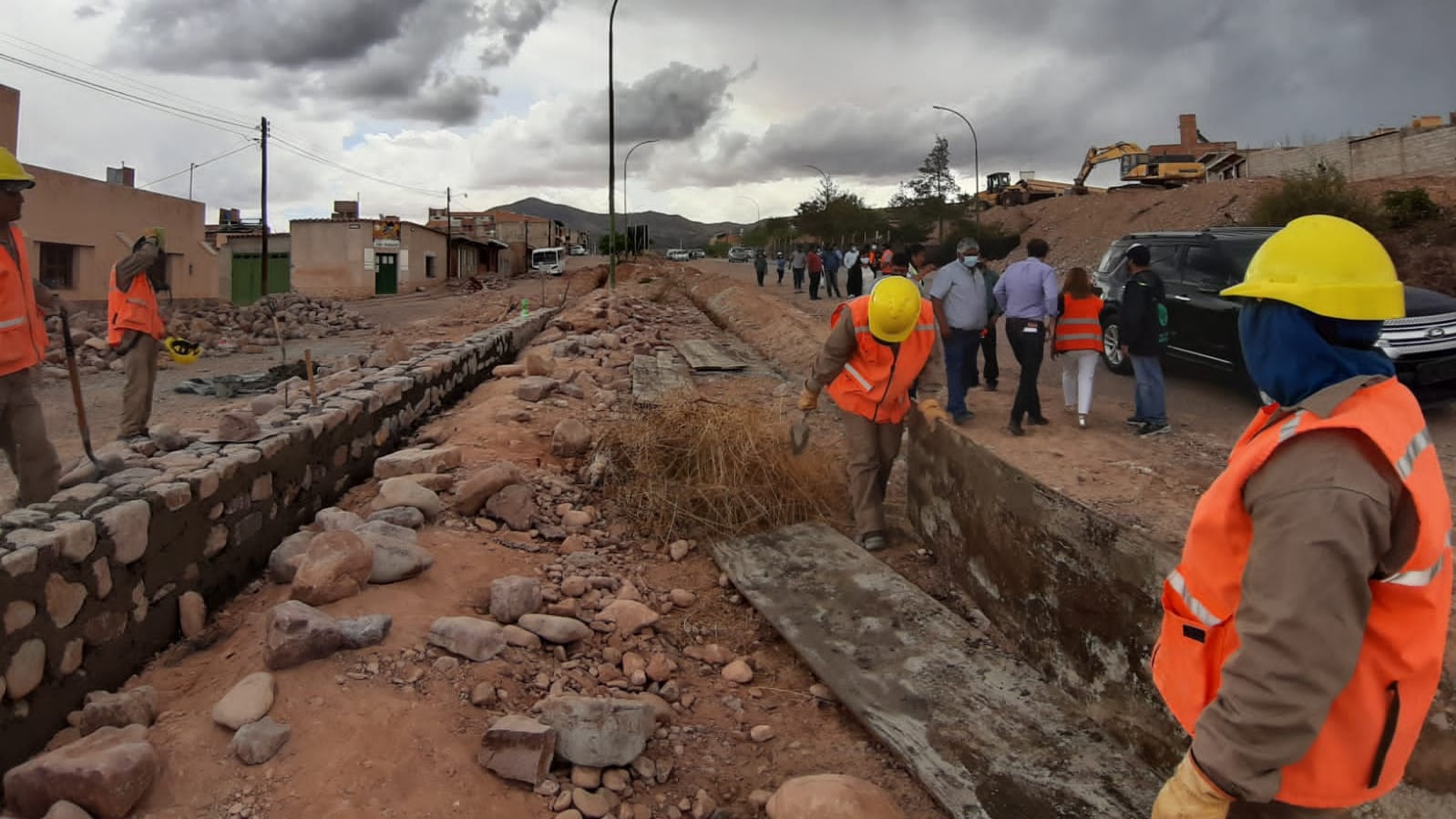 El Ministro de Obras Publicas de la Nación llegó a Humahuaca para supervisar los avances de las obras gestionadas oportunamente por la intendenta Paniagua en Buenos Aires.