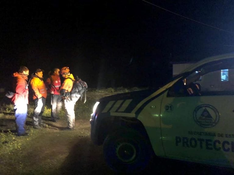 Rescate a turistas en Laguna de los Témpanos. Ushuaia.