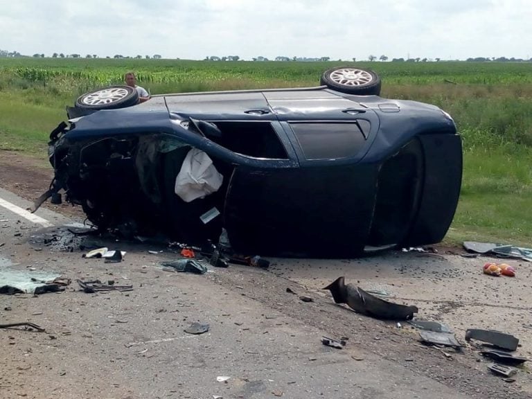 Accidente en la Ruta Provincial N° 13.