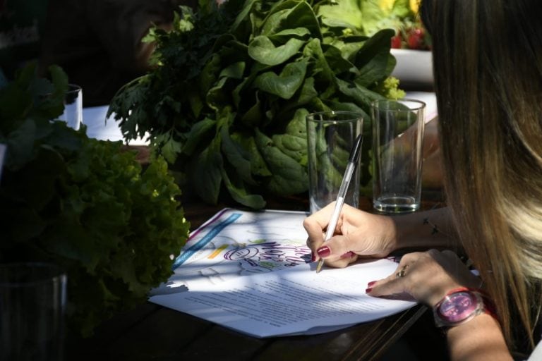 Con la primera entrega de verduras, comenzaron a salir los primeros menús huerteros. (Web).