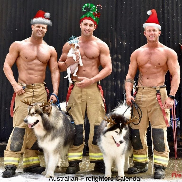 (Foto: Instagram/ @australianfirefighterscalendar)