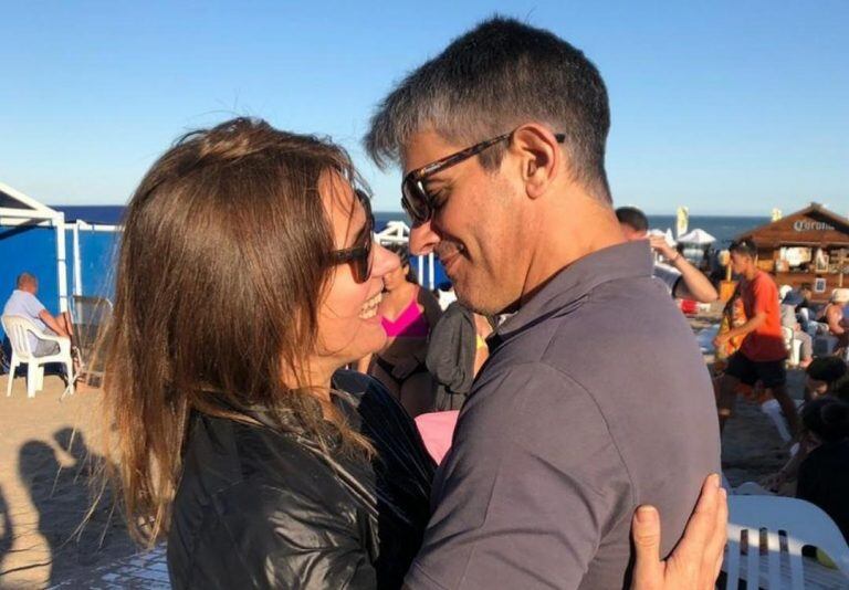 Nancy Dupláa y Pablo Echarri (Foto: Instagram)