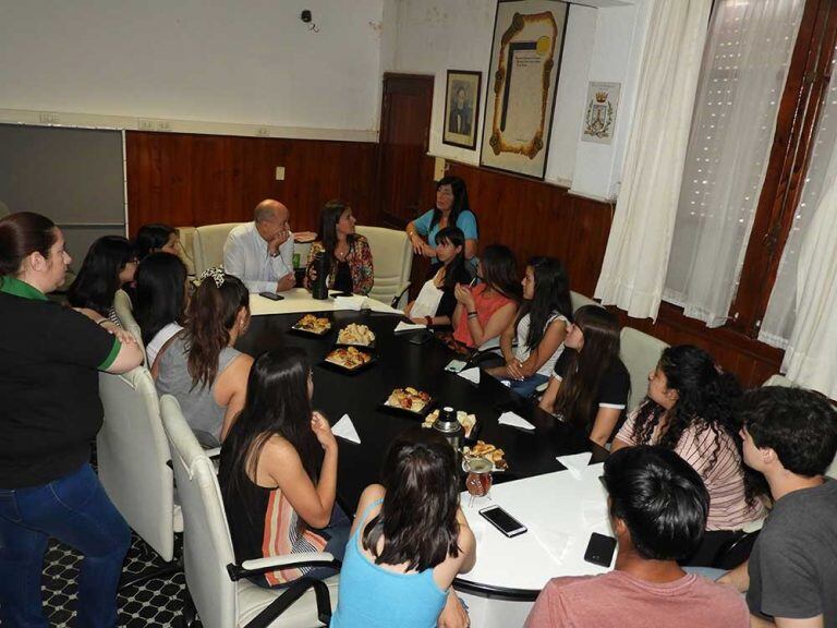 Alumnos de la Escuela Técnica de Punta Alta