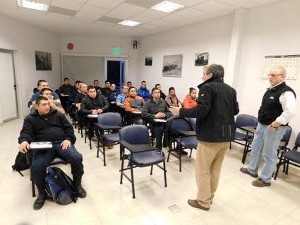 Las capacitaciones son parte de las actividades de la institución.