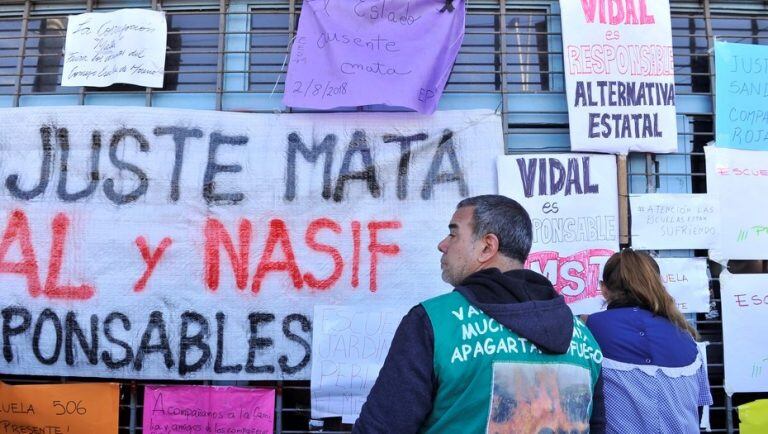 El frente del Consejo Escolar de Moreno (Foto: Maxi Failla)