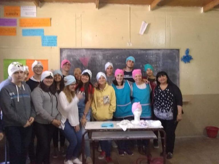 Alumnos y Metamorfosis con los Turbantes