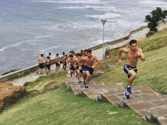 Los Leones hacen pretemporada en Mar del Plata.