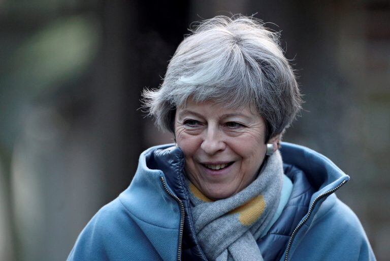 Theresa May, primera ministra de Reino Unido. (REUTERS)