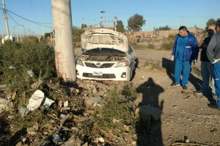 Accidente en Ruta 155.