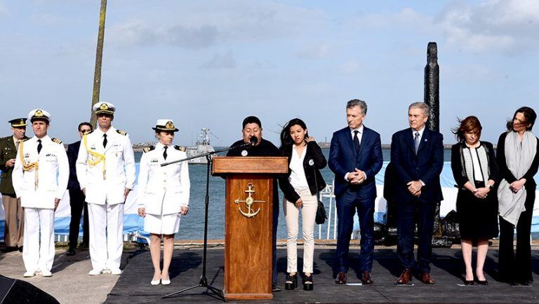 Acto en reconocimiento al submarino ARA San Juan y a sus 44 tripulantes