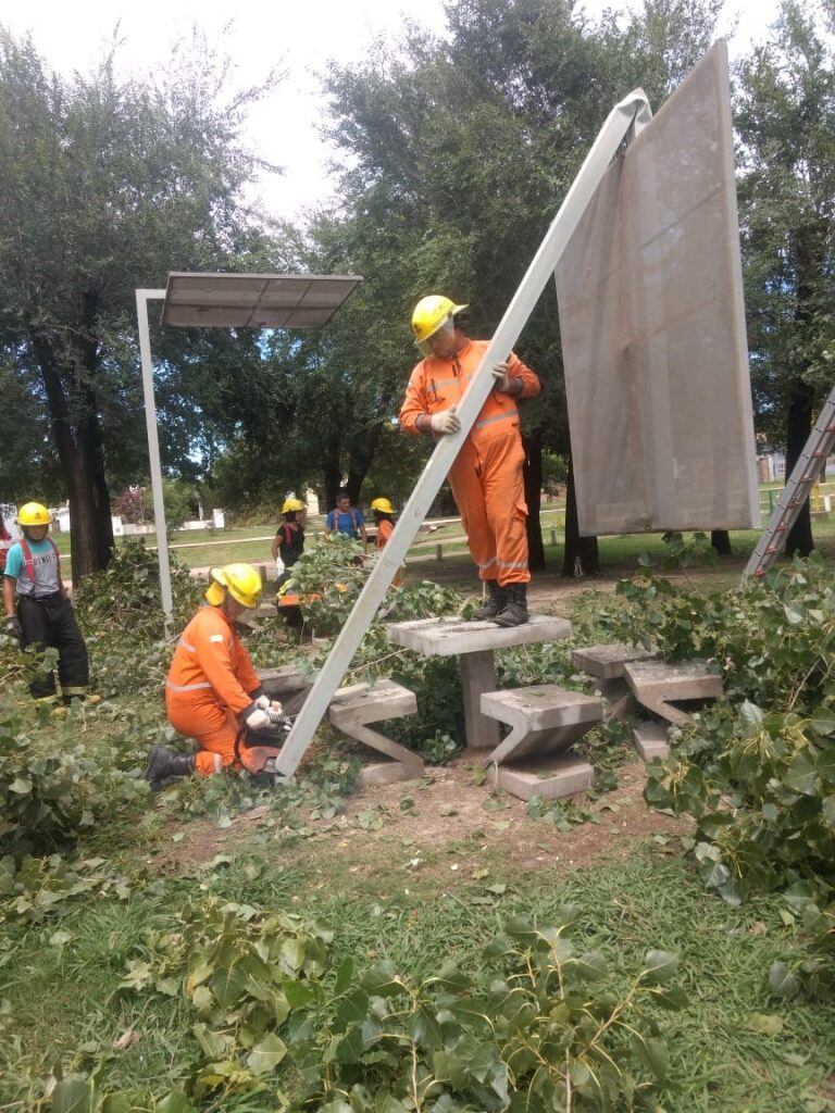 Tormenta en Villa del Rosario