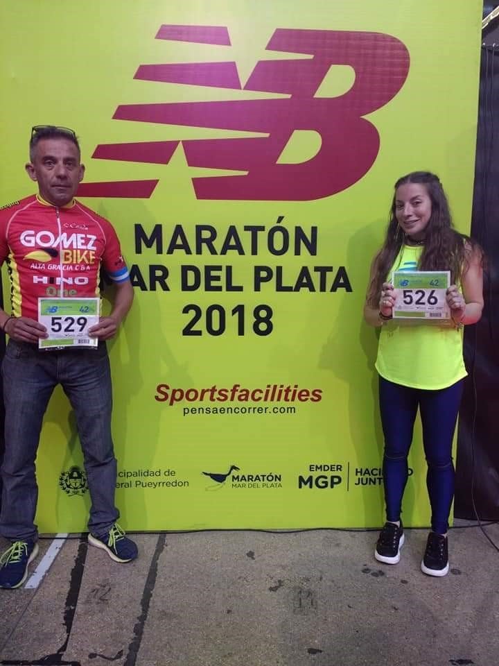 Siete atletas de Alta Gracia participaron de la Maratón de Mar del Plata.