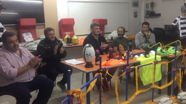 san jorge rugby club presentó nuevo material