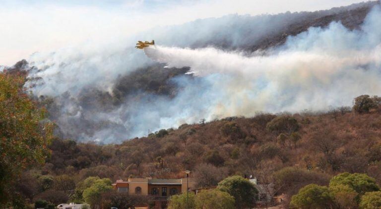 Incendios en la zona del Observatorio Astronómico Córdoba.