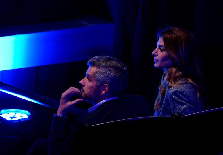 Juliana Awada y Marcos Peña (Foto: Juan Mabromata / AFP)