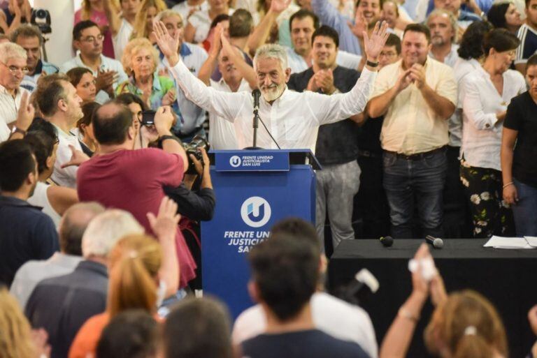 Alberto Rodríguez Saá anunció que irá por la releección en San Luis. Foto: El Diario de la Republica.