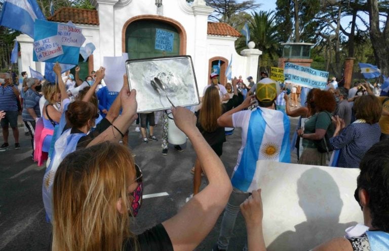 Un nuevo banderazo en contra del Gobierno (Foto: Clarín)