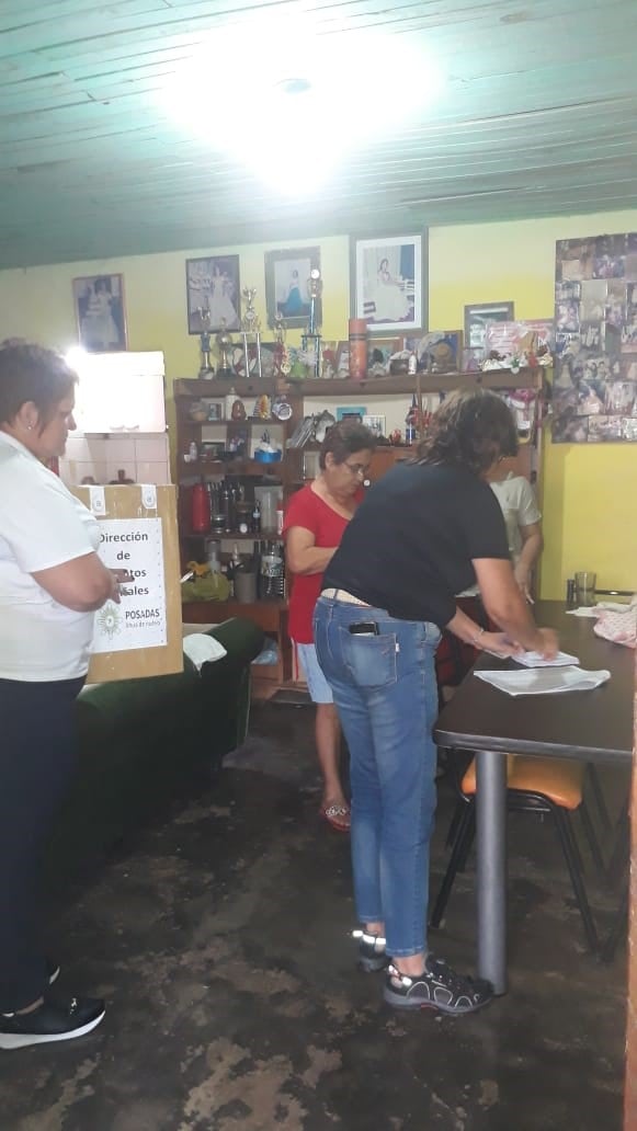 Proceso de elecciones barriales en la Chacra 49 de la Zona Sur de Posadas. (Municipalidad)