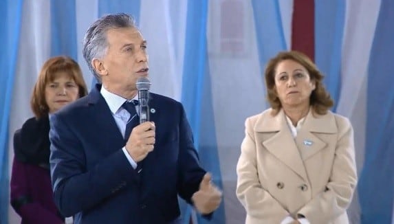 Discurso de Macri en contra de los Moyano.