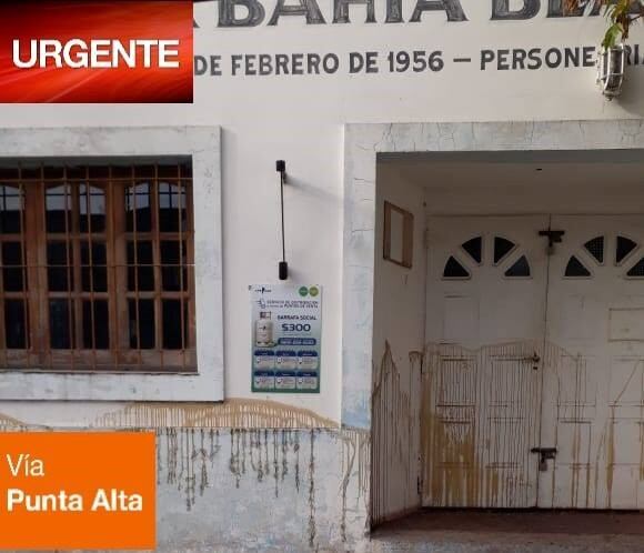 Vandalismo en Sociedad de Fomento Nueva Bahía