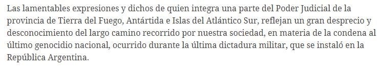 Respuesta de Moiseés Solorza a la jueza Maiztegui.