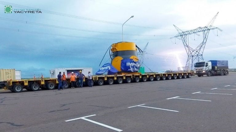 Turbina en Ituzaingó, construida en Mendoza.