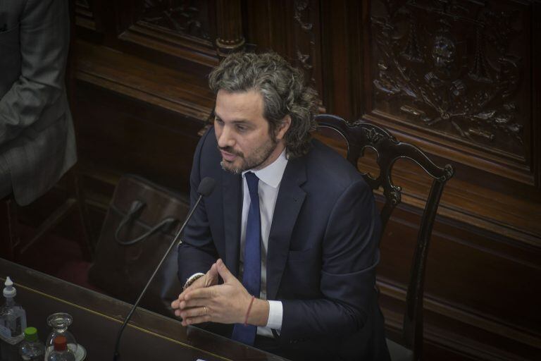 Santiago Cafiero\nPresentando el informe de gestión en senado la nación Argentina\nFoto Federico Lopez Claro - FTP CLARIN FLC_8458\u002Ejpg Z Cimeco