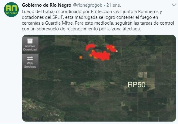 Desde el gobierno provincial informaron respecto a la situación (web).