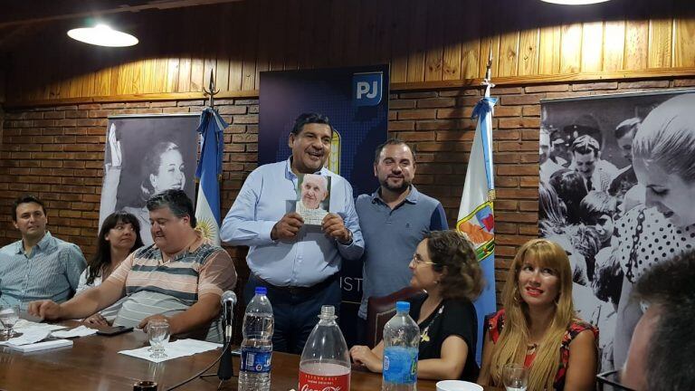 Juan Carlos Arcando en el Congreso Nacional del Partido Justicialista - Buenos Aires