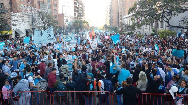 Marcha pro vida en Córdoba.