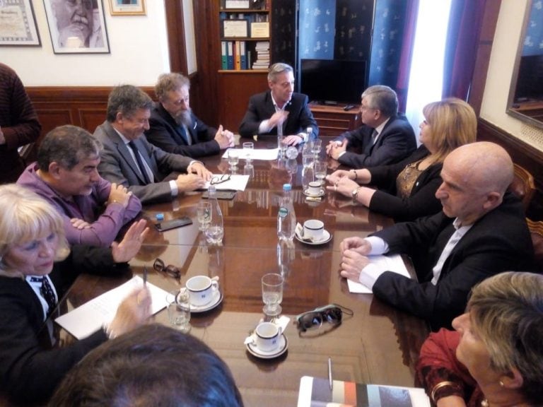 Reunion con legisladores nacionales de Chubut.