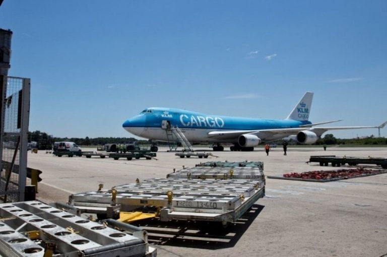 El aeropuerto internacional de Ezeiza.