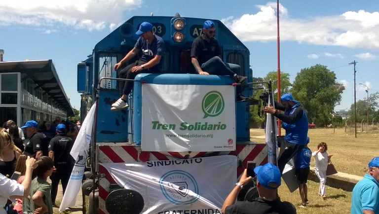 El Tren Solidario arribó a Tres Arroyos